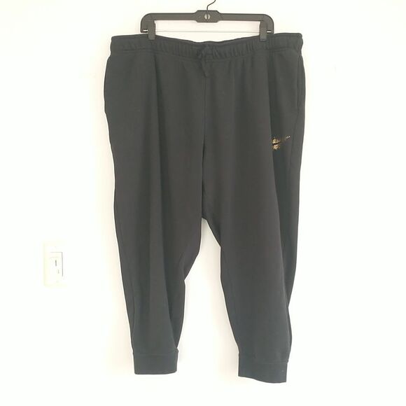 Nike Joggers Pants Womens 2X Black Sweatpants Sportswear Club Fleece Swoosh Logo - Picture 3 of 9